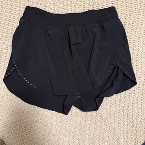 Black Lululemon Fast and Free Shorts